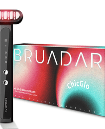 bruadar chicglo red light therapy skincare wand